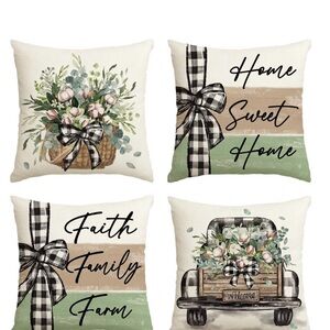 Decorative Throw Pillow Set - Home Holiday Collection